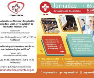 Invitamos a participar en EXPOMEDICAL de las “JORNADAS DE CAPACITACIÓN HOSPITALARIA”