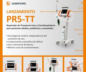 Felicitamos a la empresa «LEISTUNG» por el reciente lanzamiento en nuestro país de su innovador Respirador de Transporte.