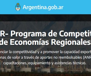 PROCER- Programa de Competitividad de Economías Regionales