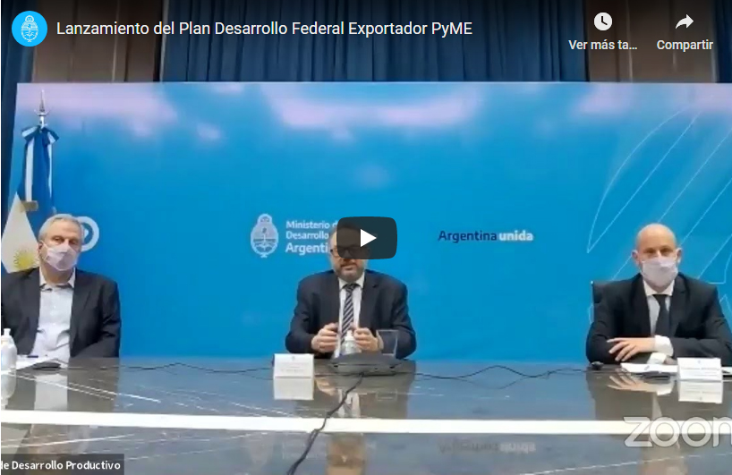 Lanzamiento del Plan Desarrollo Exportador PyME