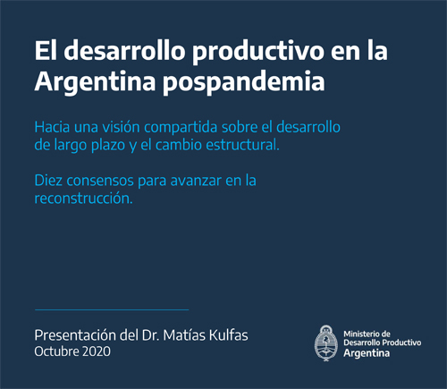 El desarrollo productivo en la Argentina pospandemia