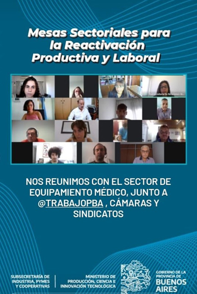 Mesa Técnica Sectorial Equipamiento Médico Feb. 2021 CAEHFA | Ministerio de Producción | Gobierno de la Prov. de Buenos Aires
