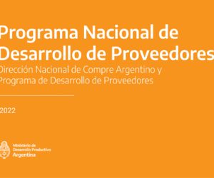 Programa Nacional de Desarrollo de Proveedores PRODEPRO – Edición 2022
