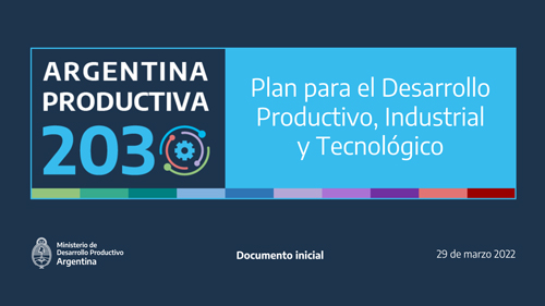 Plan Argentina Productiva 2030.