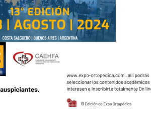 Agendá: 13 Edición de Expo Ortopédica