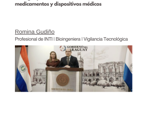 Paraguay avanza hacia la trazabilidad de medicamentos y dispositivos médicos.