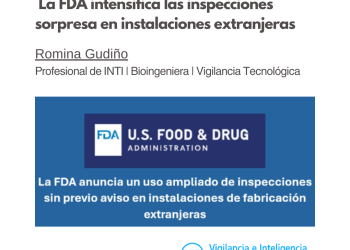 La FDA intensifica las inspecciones sorpresa en instalaciones extranjeras