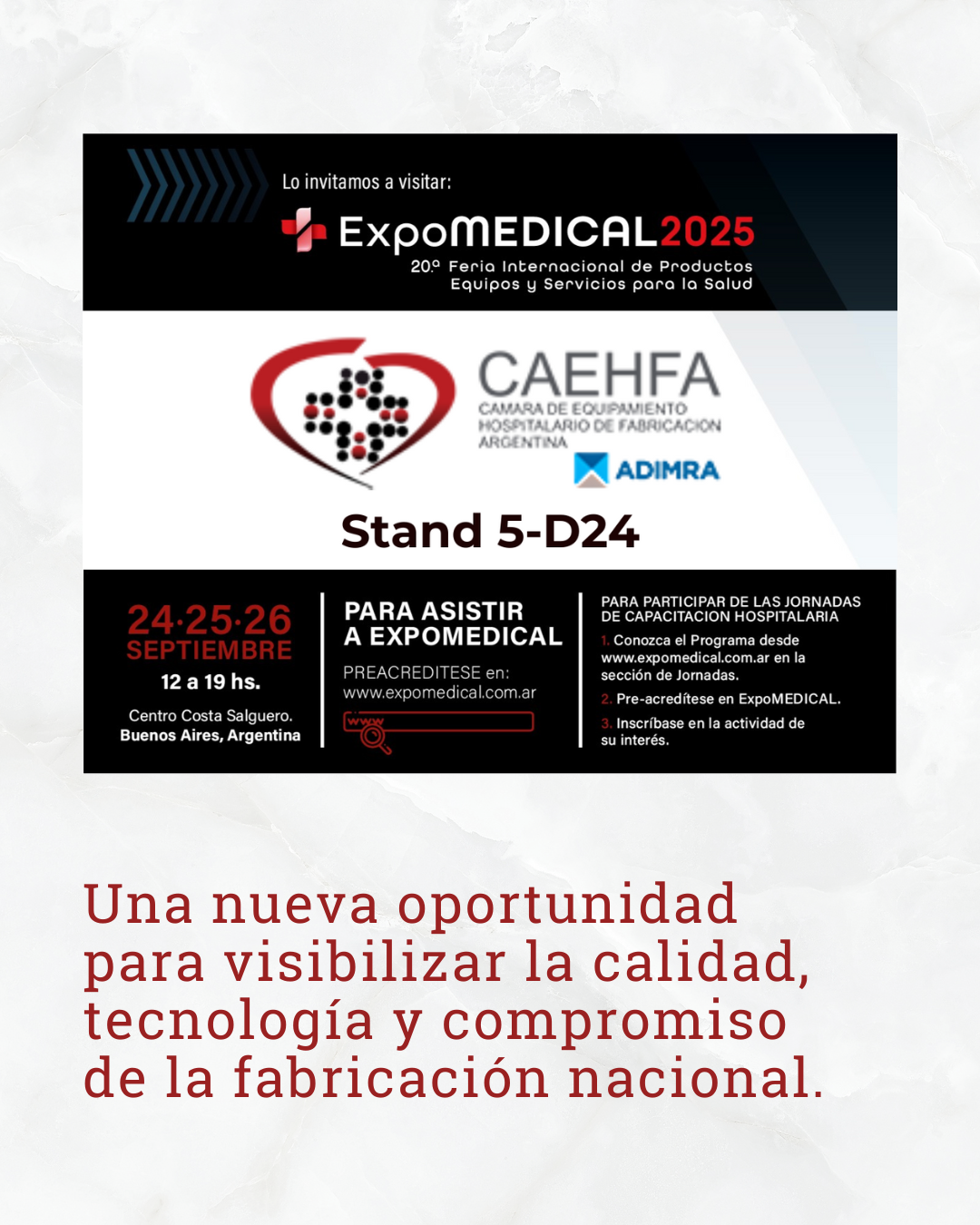 Septiembre, llega ExpoMEDICAL
