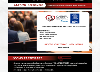 Agenda #Expomedical2025.  CAEHFA – INTI