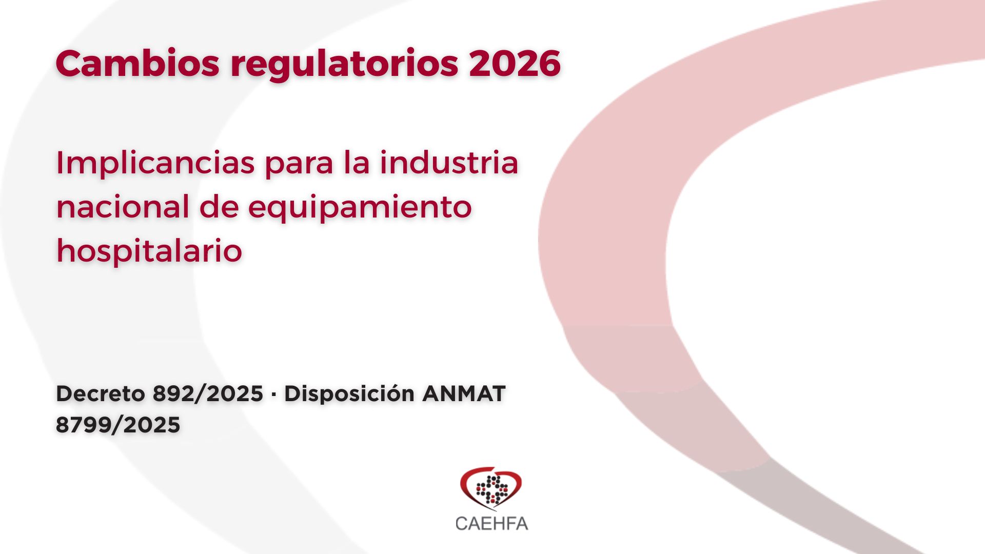Cambios regulatorios 2026